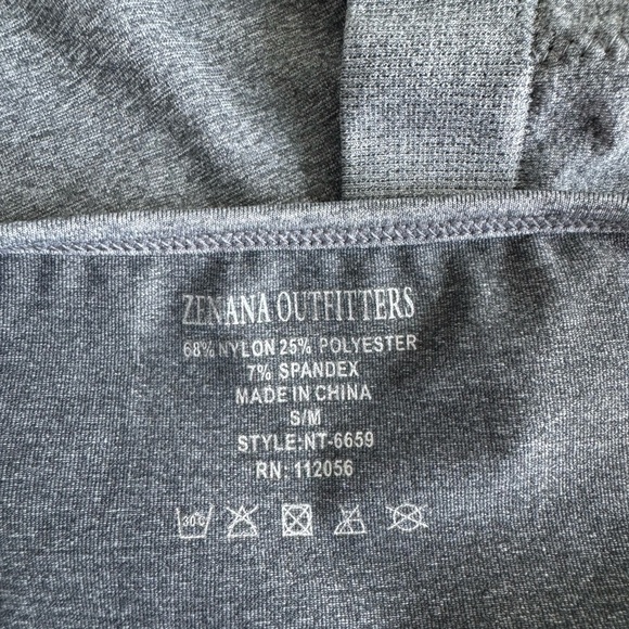 Zenana bras/camisoles.  Both women’s size S/M.  Bright neon orange and grey. - Picture 7 of 7